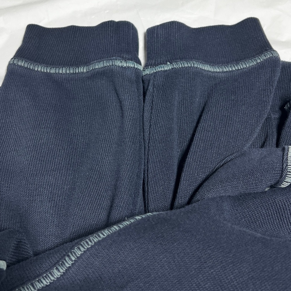 Tommy Bahama Relax Mens Dark Blue Quarter Zip Pullover Sweater Size M 100%cotton - Picture 5 of 11